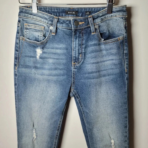 Miss Me Embroidered Ankle Skinny Jeans | Size 26 - Picture 2 of 10
